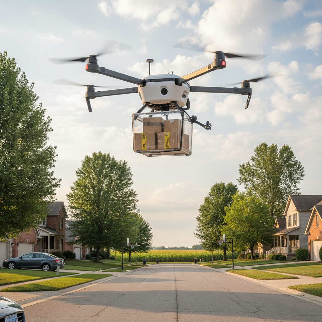 Indiana’s Logistics Boosted by Amazon’s Drone Delivery Expansion