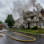 Lightning Strike Causes House Fire in Bargersville, Indiana During Severe Storms